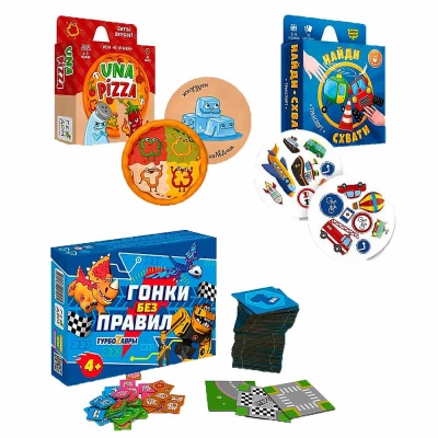 Набор Игротека Геодом 3 игры в коробке Геодом 4660136227410 1